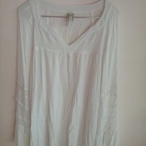 Woman Stretch Rayon Blouse Long Sleeve Shirt Tunic Top